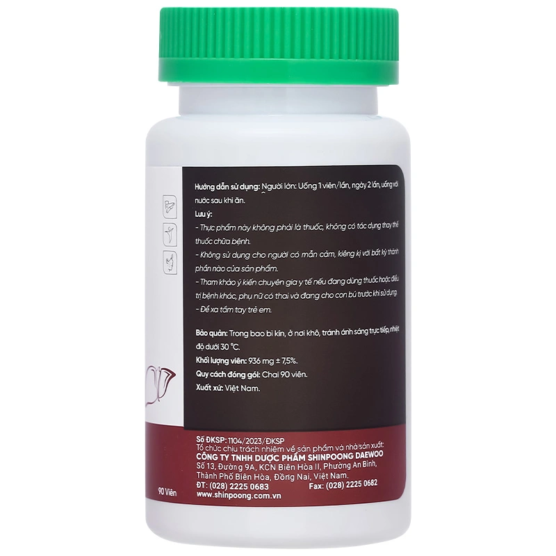 Thực phẩm bảo vệ sức khỏe Shincare Liver lọ 90 viên - 9